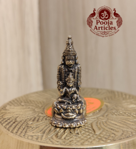 Miniature Brass Hanuman with Lakshmi Statue 1.2 Inch 8 Miniature Brass Hanuman with Lakshmi Statue 1.2 Inch