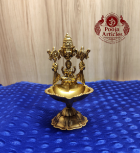Premium Brass Balaji Gajalakshmi Diya 4.8 Inch 1 Brass Balaji Gajalakshmi Diya 5.8 Inch
