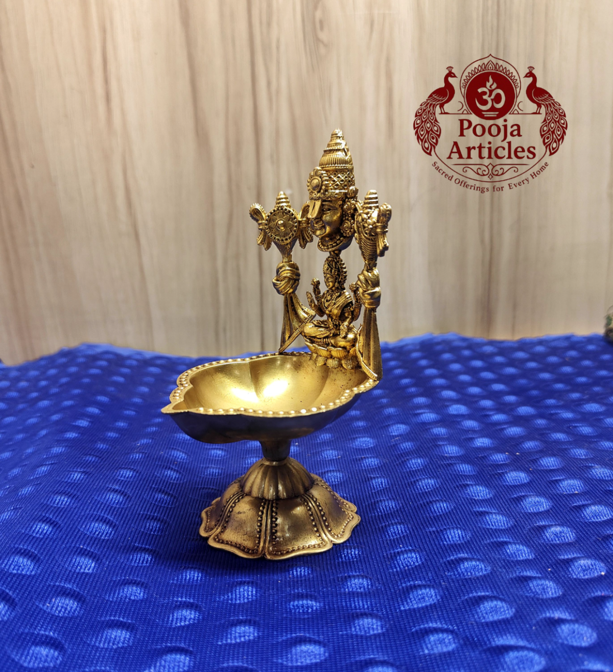 Brass Balaji Gajalakshmi Diya 5.8 Inch