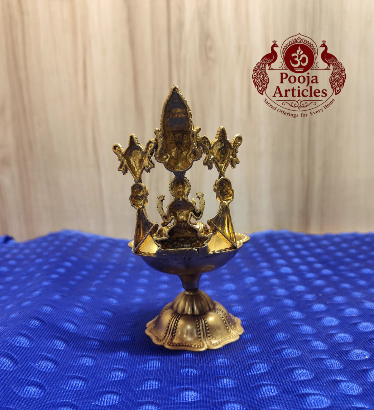 Brass Balaji Gajalakshmi Diya 5.8 Inch