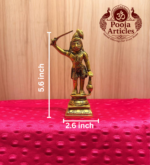 Brass Idol Madurai Veeran 5.6 Inch
