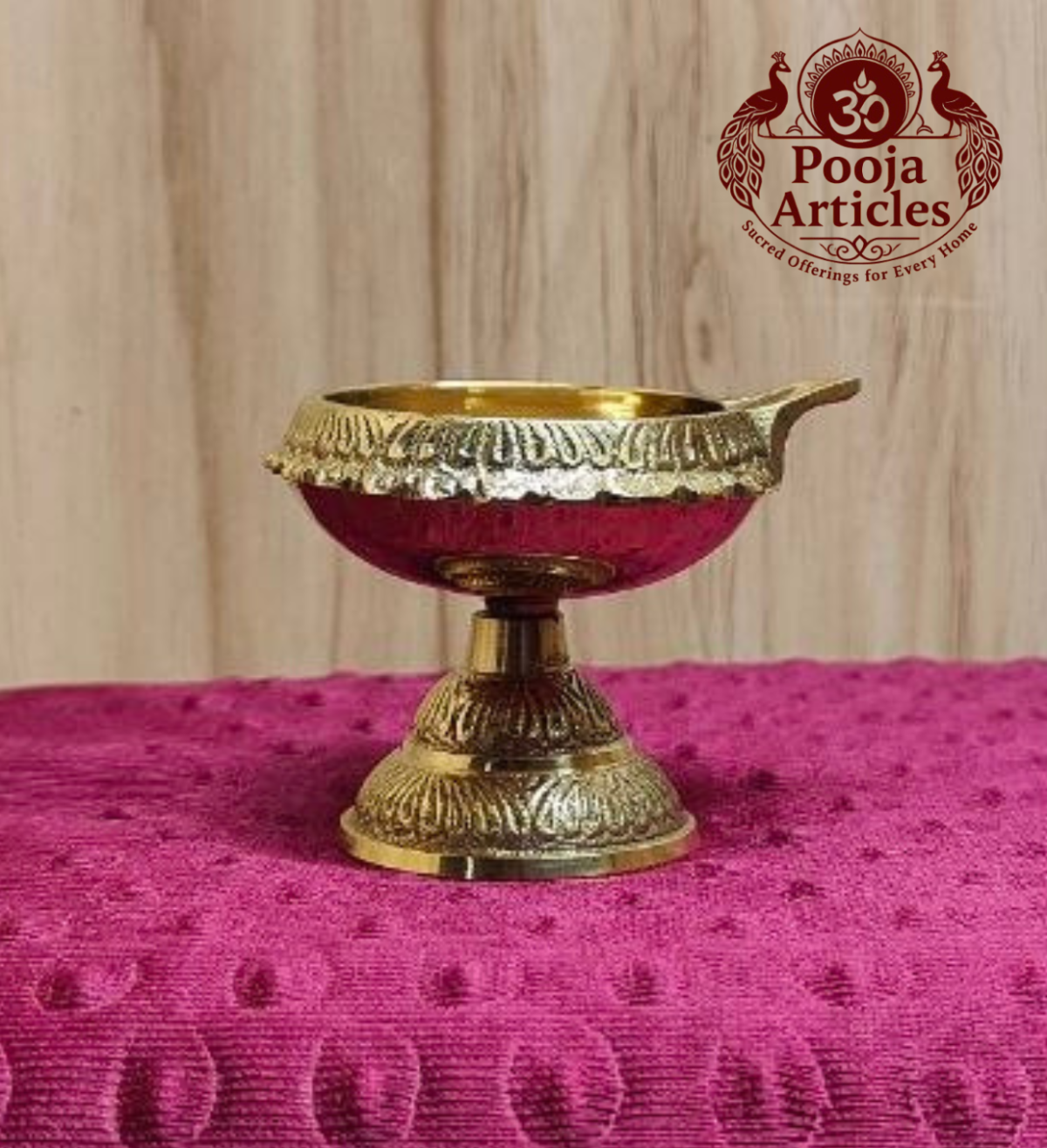 Brass Kuber diya 2.5 inch