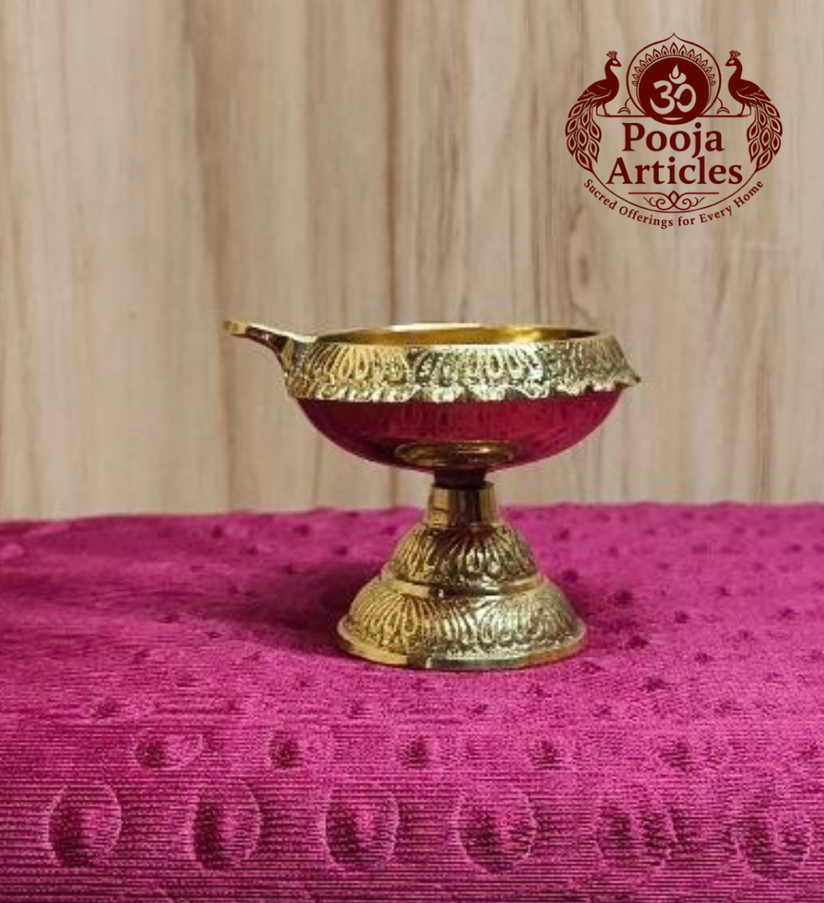 Brass Kuber diya 2.5 inch