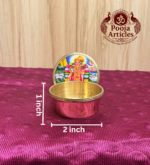 Brass Kumkum Pot Andal 2 Inch