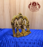 Brass Murugan Valli Deivanai Statue 5 Inch
