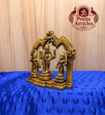 Brass Murugan Valli Deivanai Statue 5 Inch