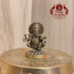 Miniature Brass Ganesh Murti 1.3 Inch
