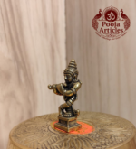 Miniature Brass Krishna Murti 1.6 Inch