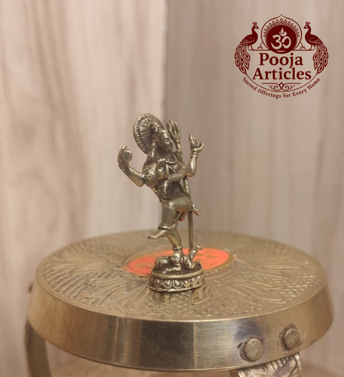 Miniature Brass Nataraja Statue 1.8 Inch