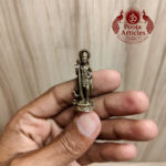 Miniature Brass Murugan Statue 1.6 Inch