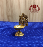 Premium Brass Astalakshmi Diya 4.8 Inch - Image 4