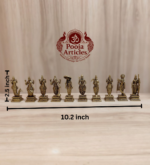 Premium Brass Dasavatharam Set 9 Inch