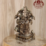 Premium Brass Radha Krishna Statue 4.2 Inch