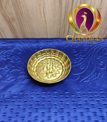 Brass Agarbatti Stand Plate Size 2 – 70g