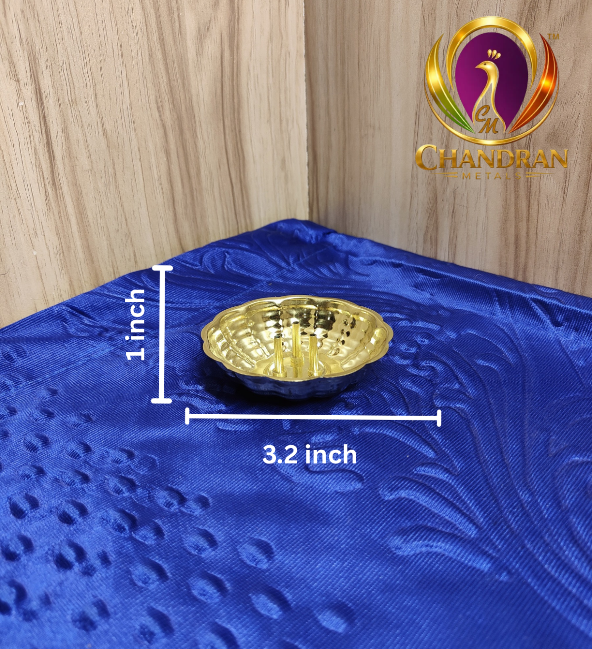 Brass Agarbatti Stand Size 0 – 30g