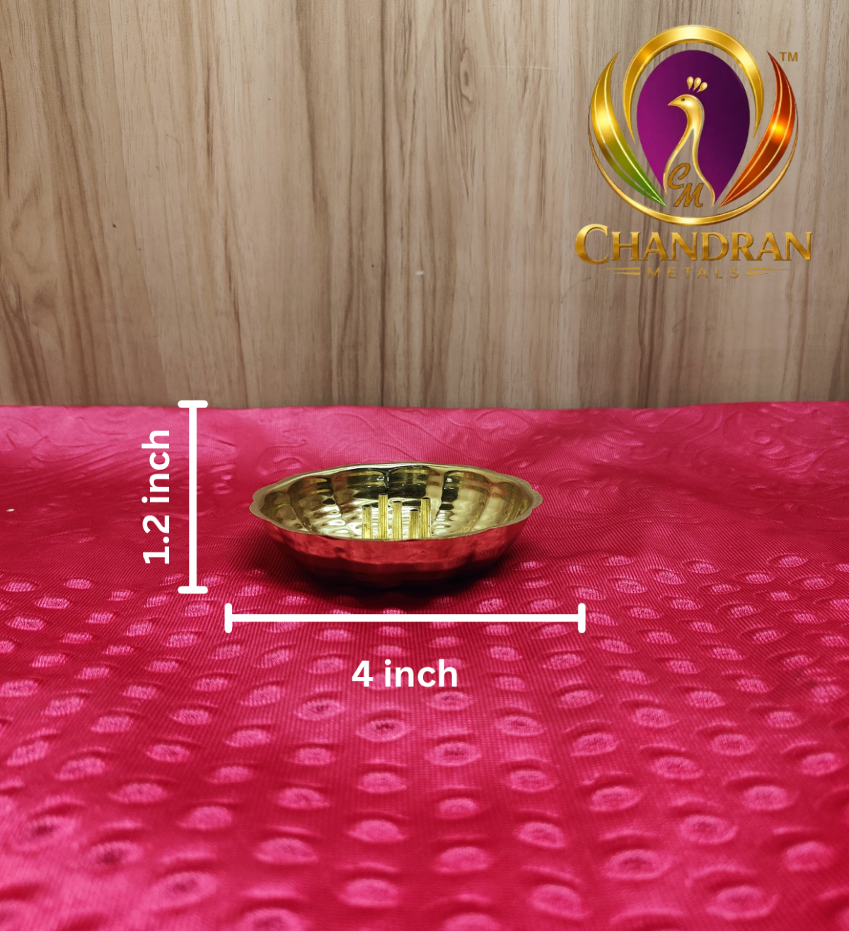 Brass Agarbatti Stand Size 1 – 50g