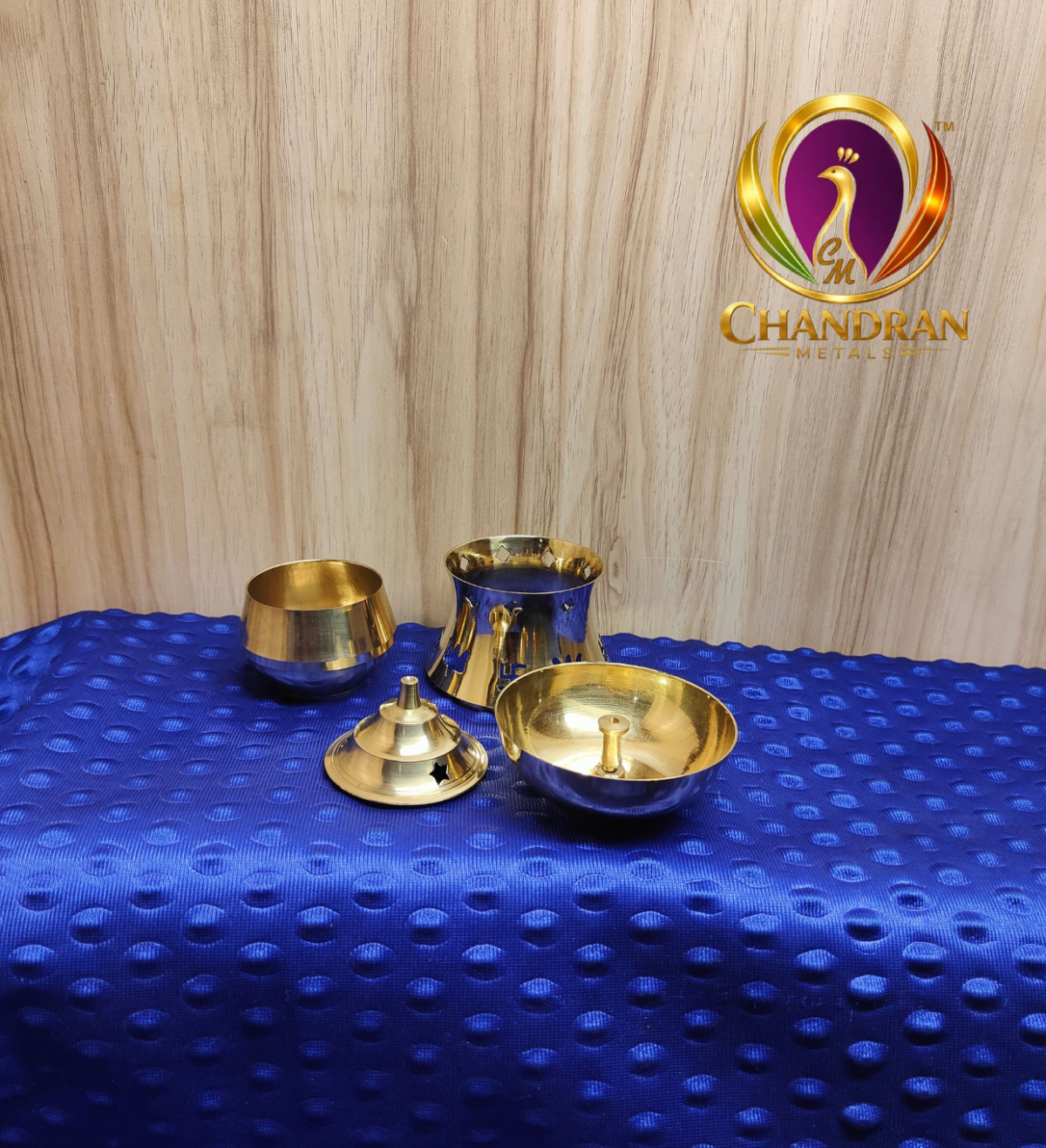 Brass Aroma Incense Camphor Lamp 5 Inch