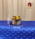 Brass Coffee Dabara Set 2.5 Inch