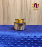 Brass Coffee Dabara Set 2.5 Inch
