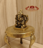 Brass Dagdusheth Ganesha Idol 2 Inch