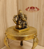 Brass Dagdusheth Ganesha Idol 2 Inch