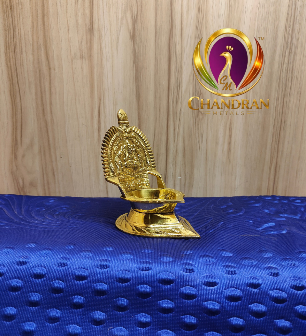 Brass Kamatchi Amman Vilakku 4.5 Inch