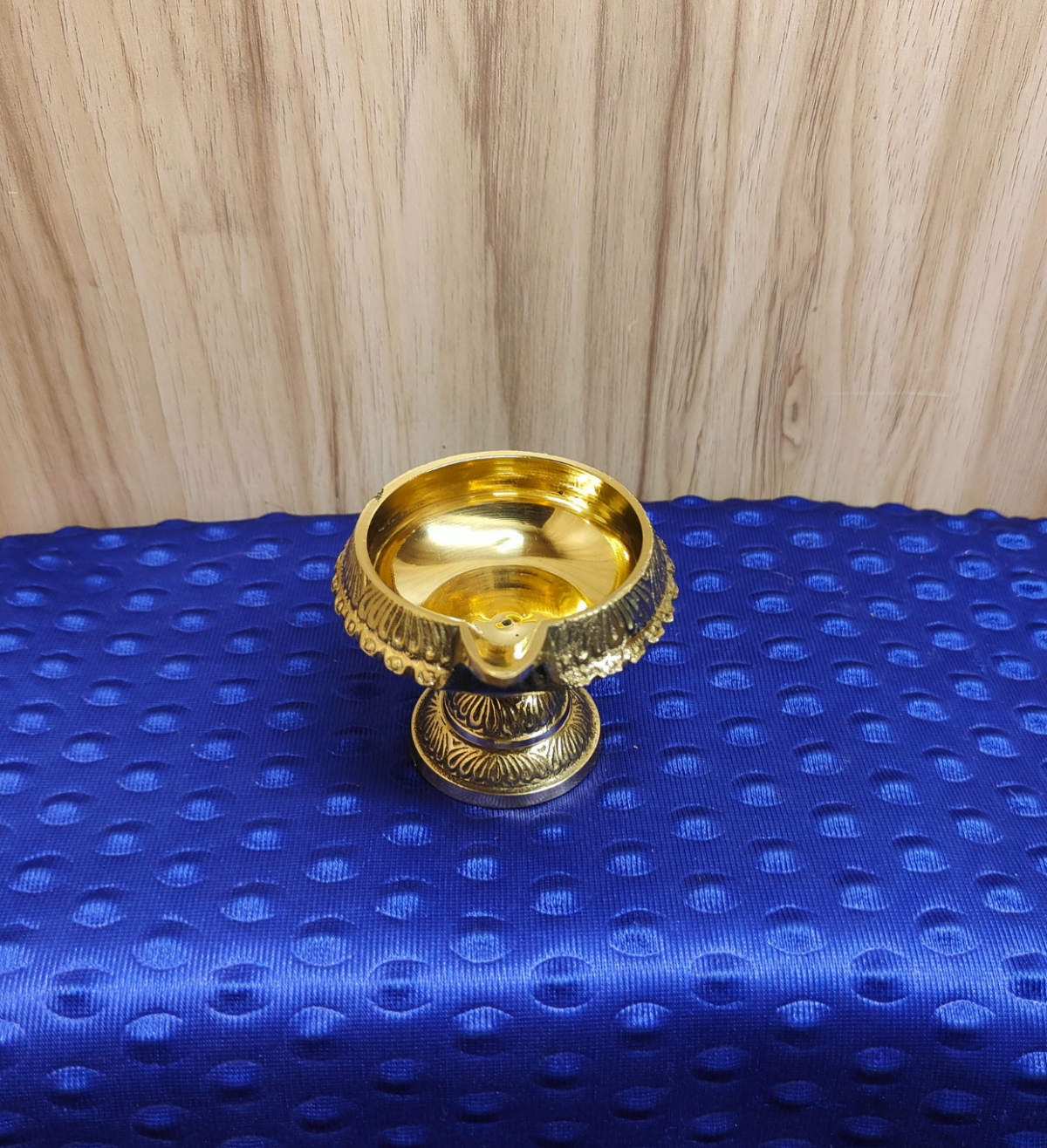 Brass Kuber Deepak Diya on Stand 3 Inch