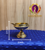 Brass Kuber Deepak Diya on Stand 3 Inch