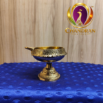 Brass Kuber Deepak Diya on Stand 3 Inch