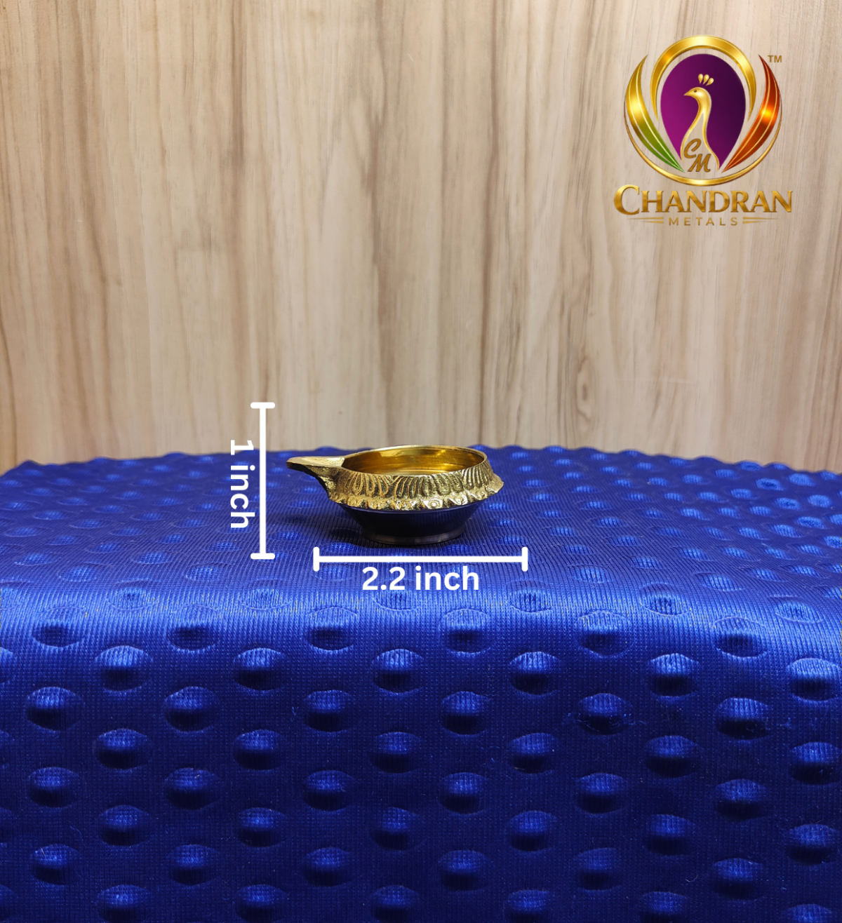 Brass Kuber Diya 2.2 Inch