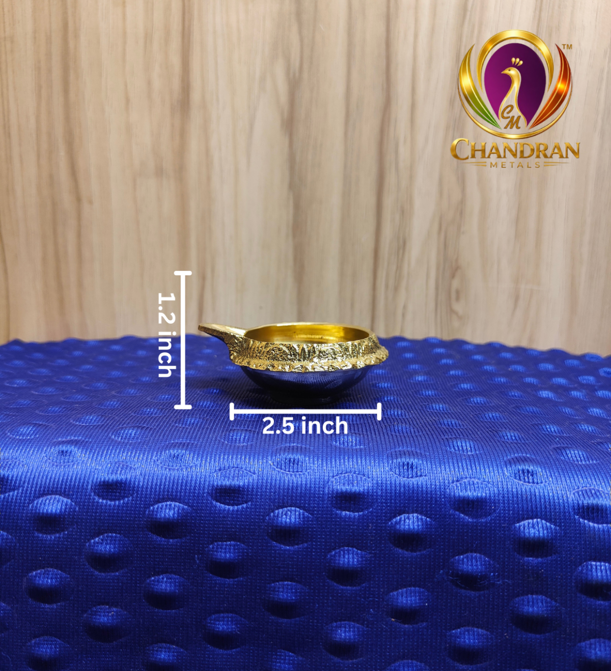 Brass Kuber Diya 2.5 Inch