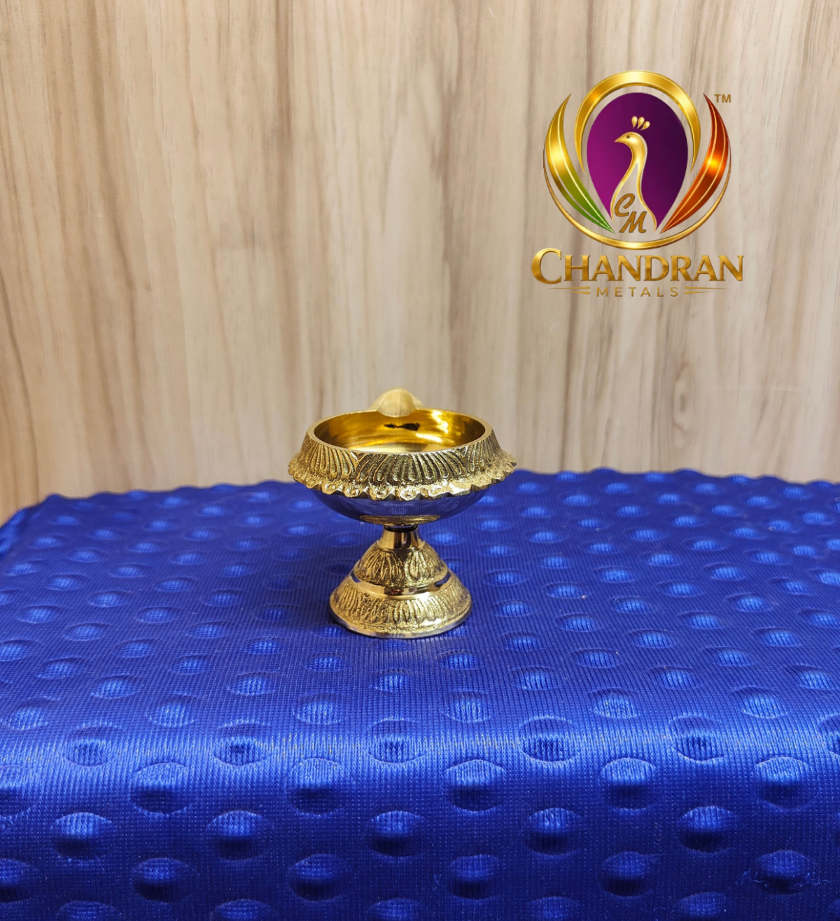 Brass Kubera Diya With Stand 2.2 Inch