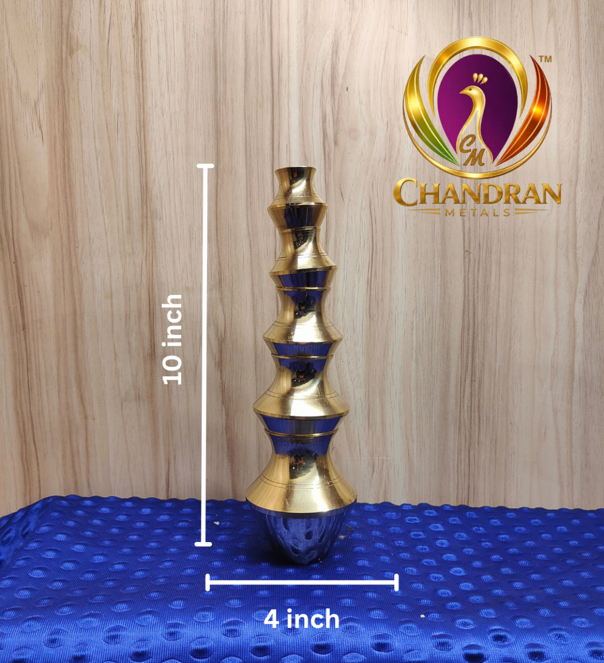 Brass Kubera Kudam Set of 5 Size 5