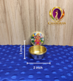 Brass Kumkum Pot Andal 2 Inch
