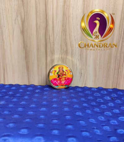 Brass Kumkum Pot Lakshmi 2 Inch