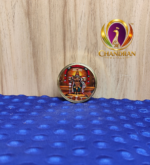 Brass Kumkum Pot Madurai Meenakshi Amman 2 Inch