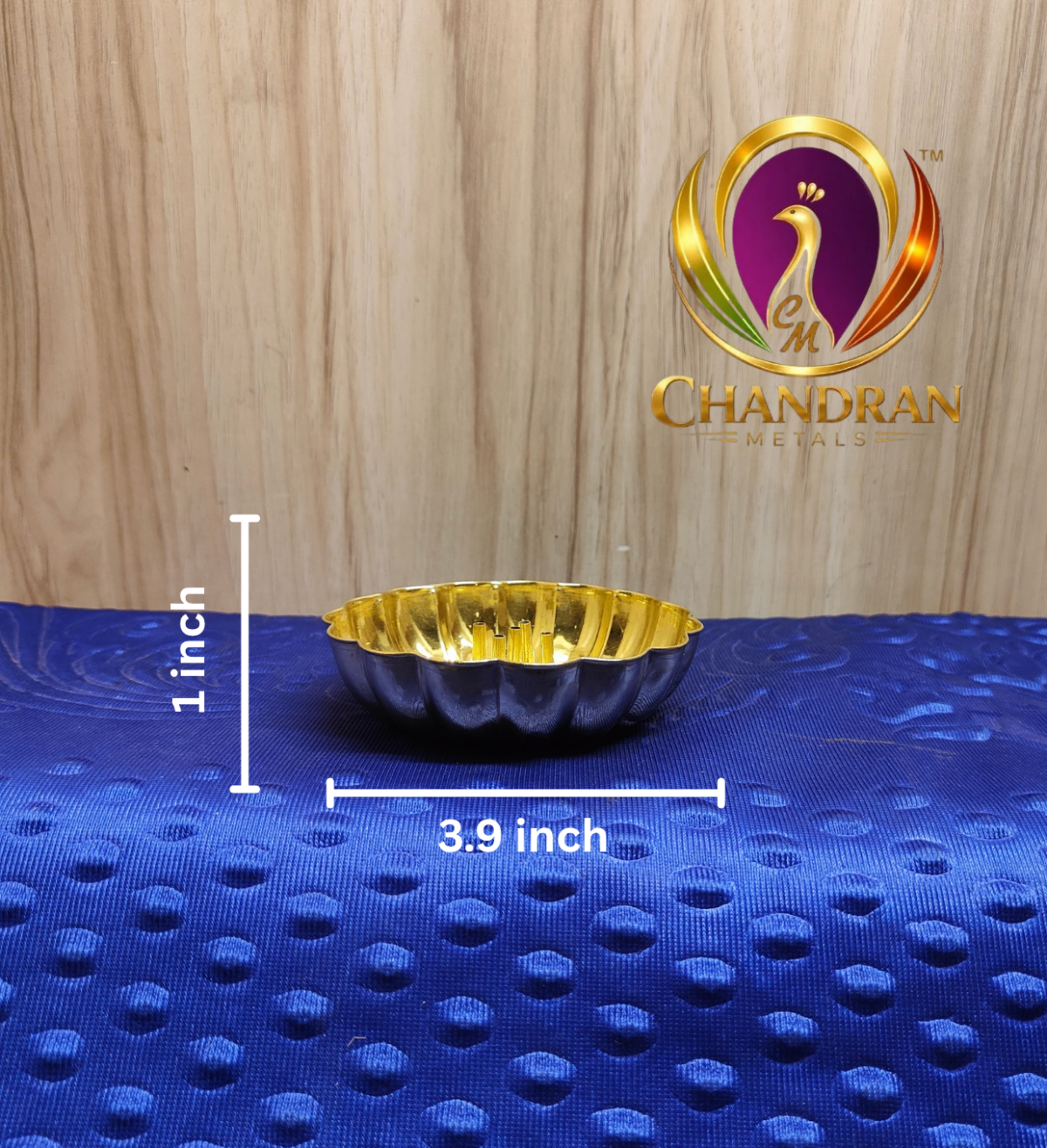 Brass Lotus Agarbatti Stand Size 1