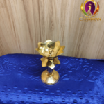 Brass Lotus Diya Stand 5 Inch
