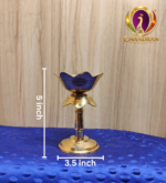 Brass Lotus Diya Stand 5 Inch