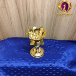 Brass Lotus Diya Stand 5 Inch