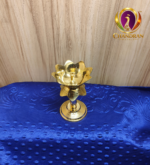 Brass Lotus Diya Stand 5 Inch