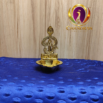 Brass Om Muruga Vilakku 4 Inch