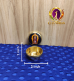 Brass Palani Murugan Kumkum Holder 2 Inch