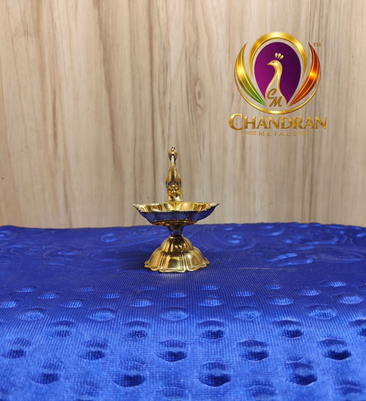 Brass Peacock Diya Size 0 – 3.1 Inch