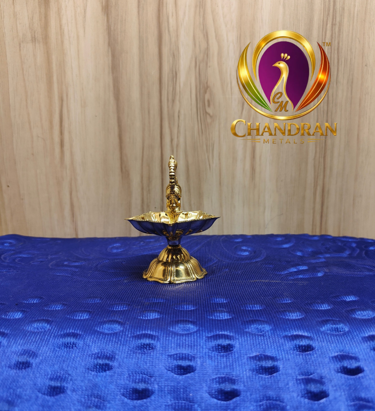 Brass Peacock Diya Size 0 – 3.1 Inch