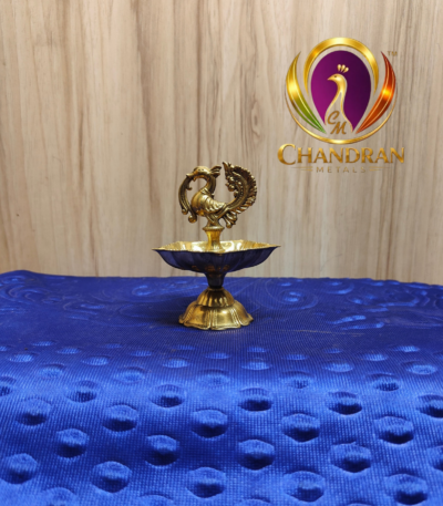 Brass Peacock Diya Size 1 – 3.5 Inch