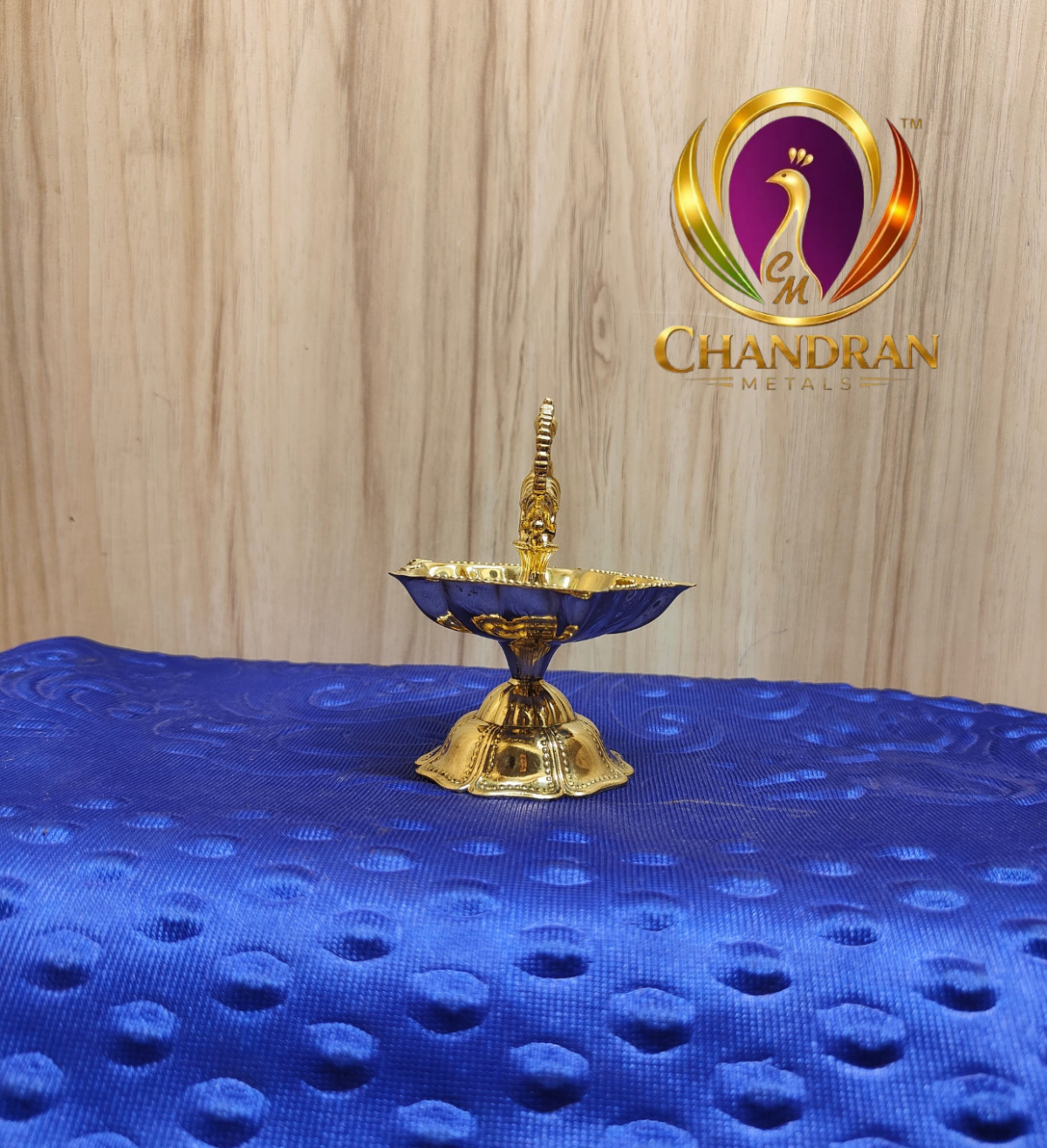 Brass Peacock Diya Size 2 – 4 Inch