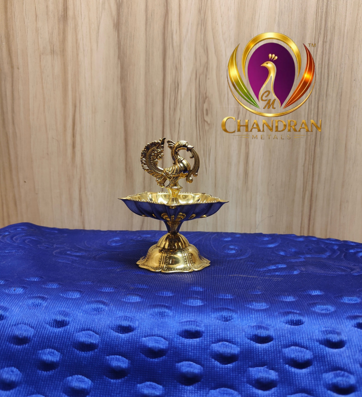 Brass Peacock Diya Size 2 – 4 Inch