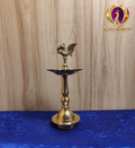 Brass Peacock Kerala Samai Puja Diya 8 Inch