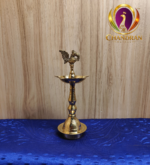 Brass Peacock Kerala Samai Puja Diya 8 Inch